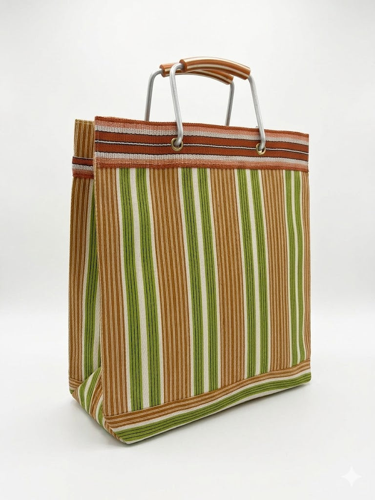 MARKET VINTAGE MEDIUM verde beige marrone