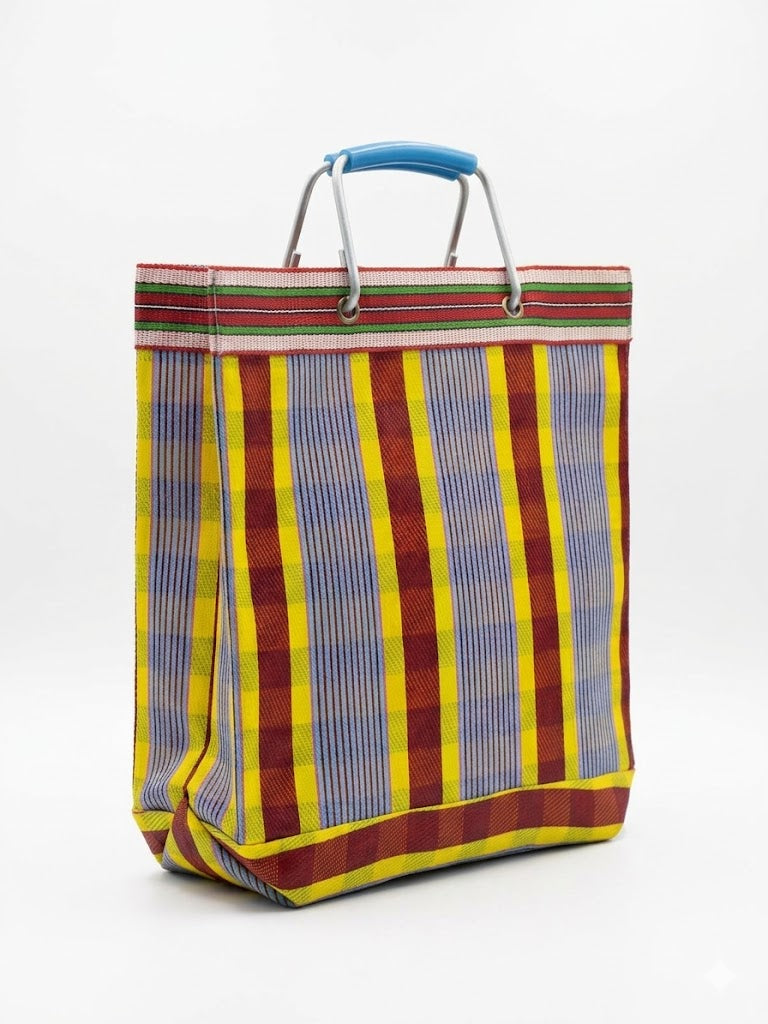 MARKET VINTAGE MEDIUM giallo rosso azzurro