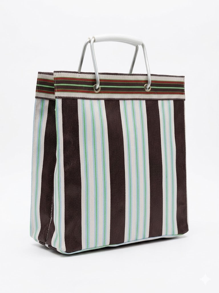 MARKET VINTAGE MEDIUM nero azzurro bianco