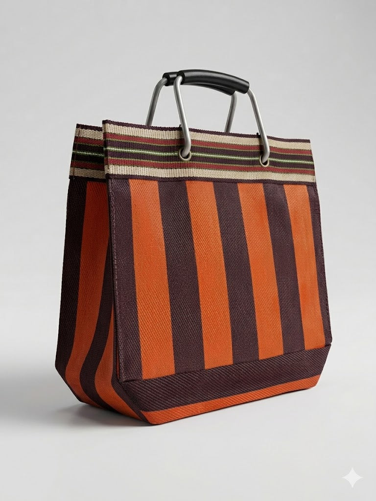 MARKET VINTAGE SMALL arancio marrone