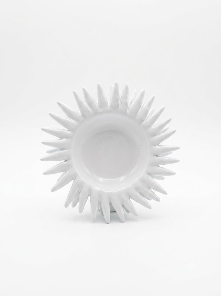 Ceramiche Fratantoni - Mezzo riccio bianco grande