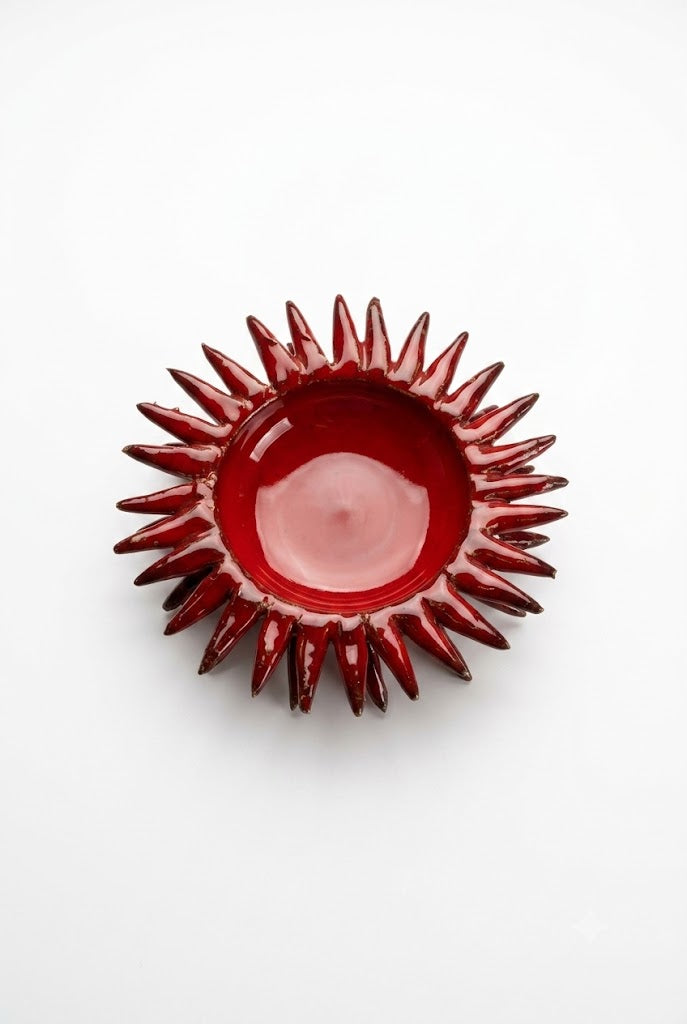 Ceramiche Fratantoni - Mezzo riccio rosso grande