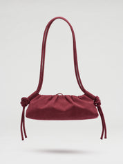 Ölend Backpacks Dumpling Bag camoscio Rosso ciliegia