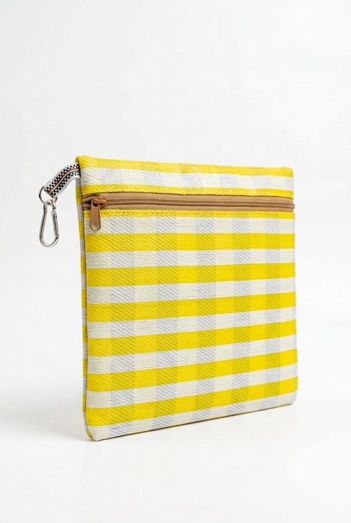 BABACHIC Pouches quadrato giallo