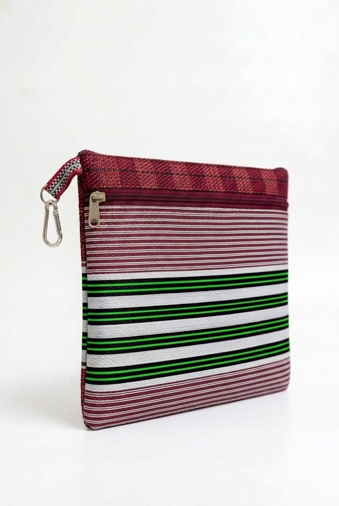 BABACHIC Pouches verde rosso bianco