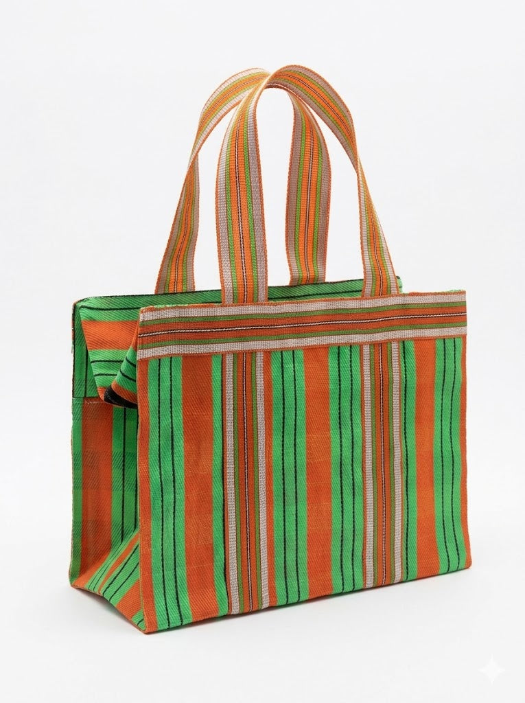 Babachic Retro Pack Bag - verde/arancio