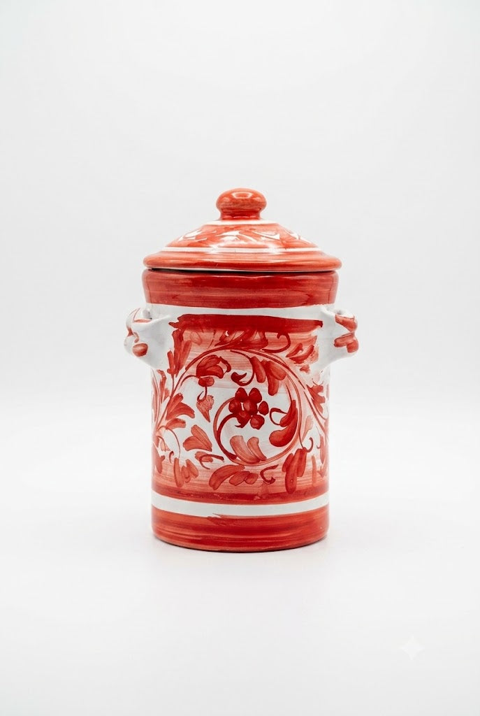 Simone Caltagirone - Contenitore in Ceramica Artigianale