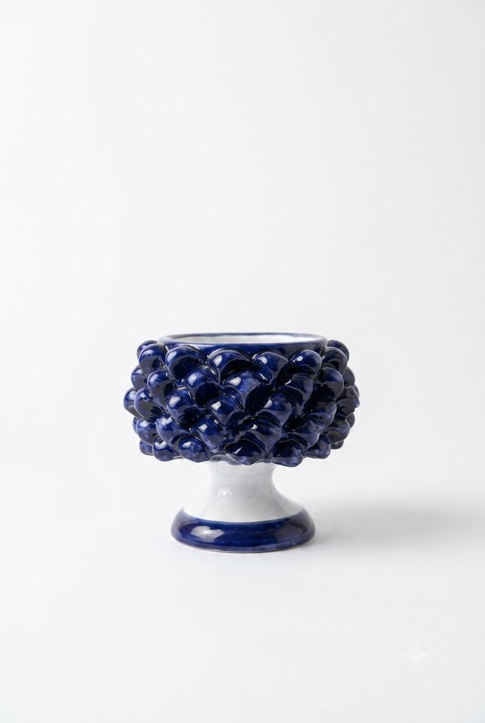 Simone Caltagirone - Mezza Pigna con Piede in Ceramica