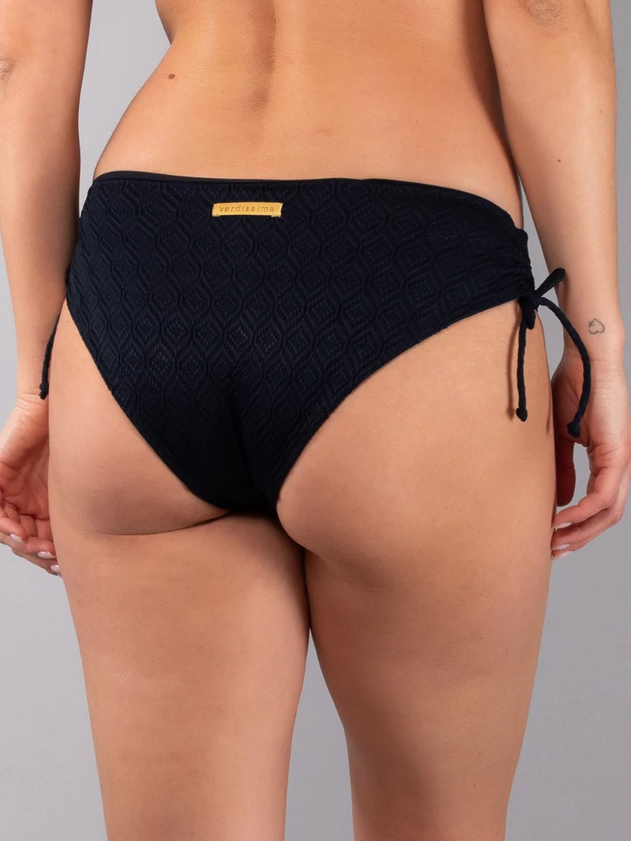 VERDISSIMA Slip con Coulisse Jacquard nero/giallo