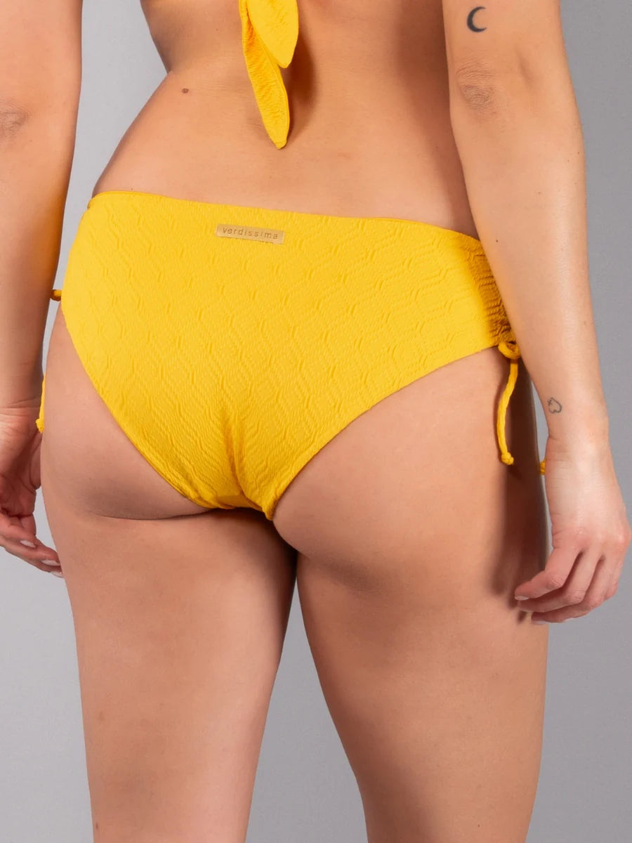VERDISSIMA Slip con Coulisse Jacquard nero/giallo