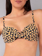 VERDISSIMA Reggiseno francese con ferretto invisibile tropical leaves