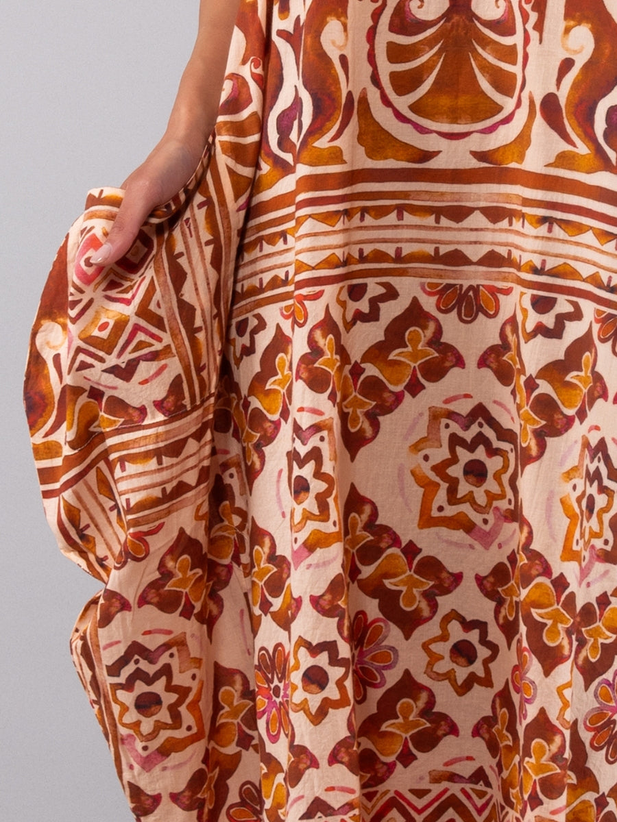 VERDISSIMA Kaftano midi L.115 sea shell