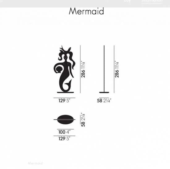 VITRA Silhouette Mermaid Scultura