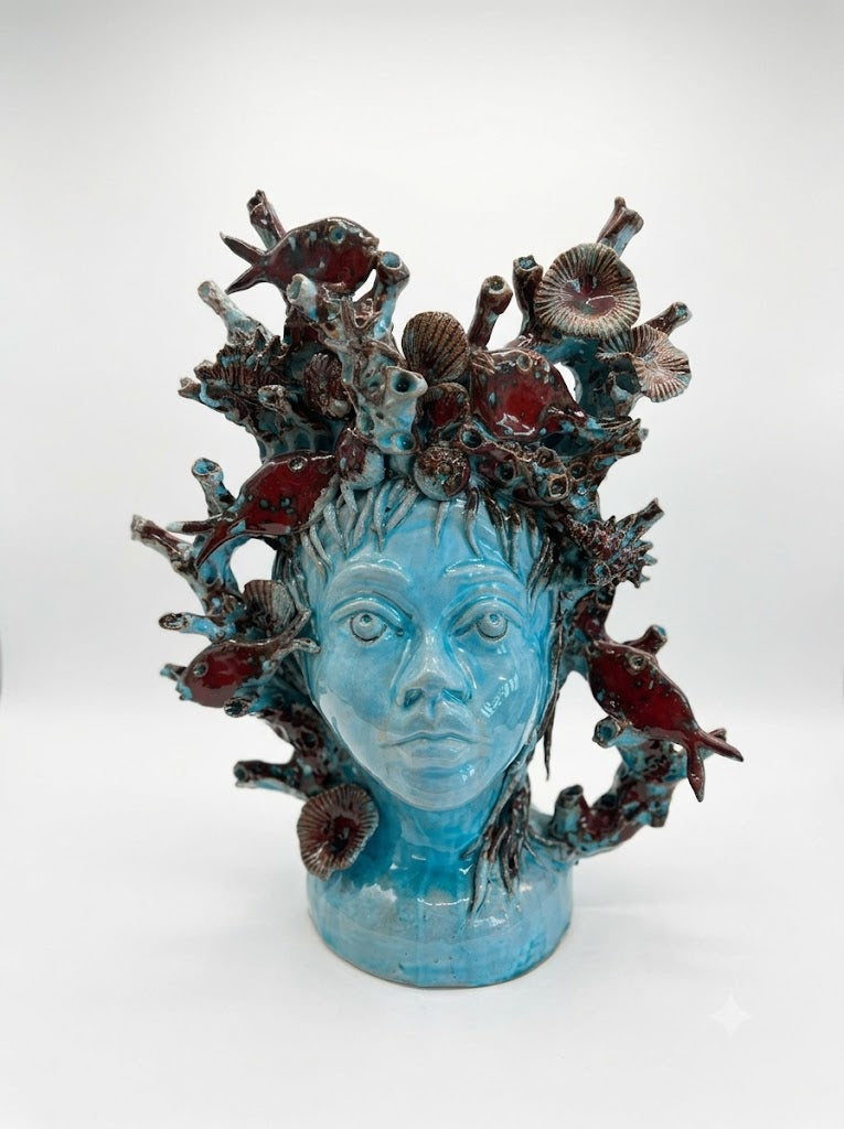 Ceramiche Fratantoni - Testa di Moro "Oceano" donna
