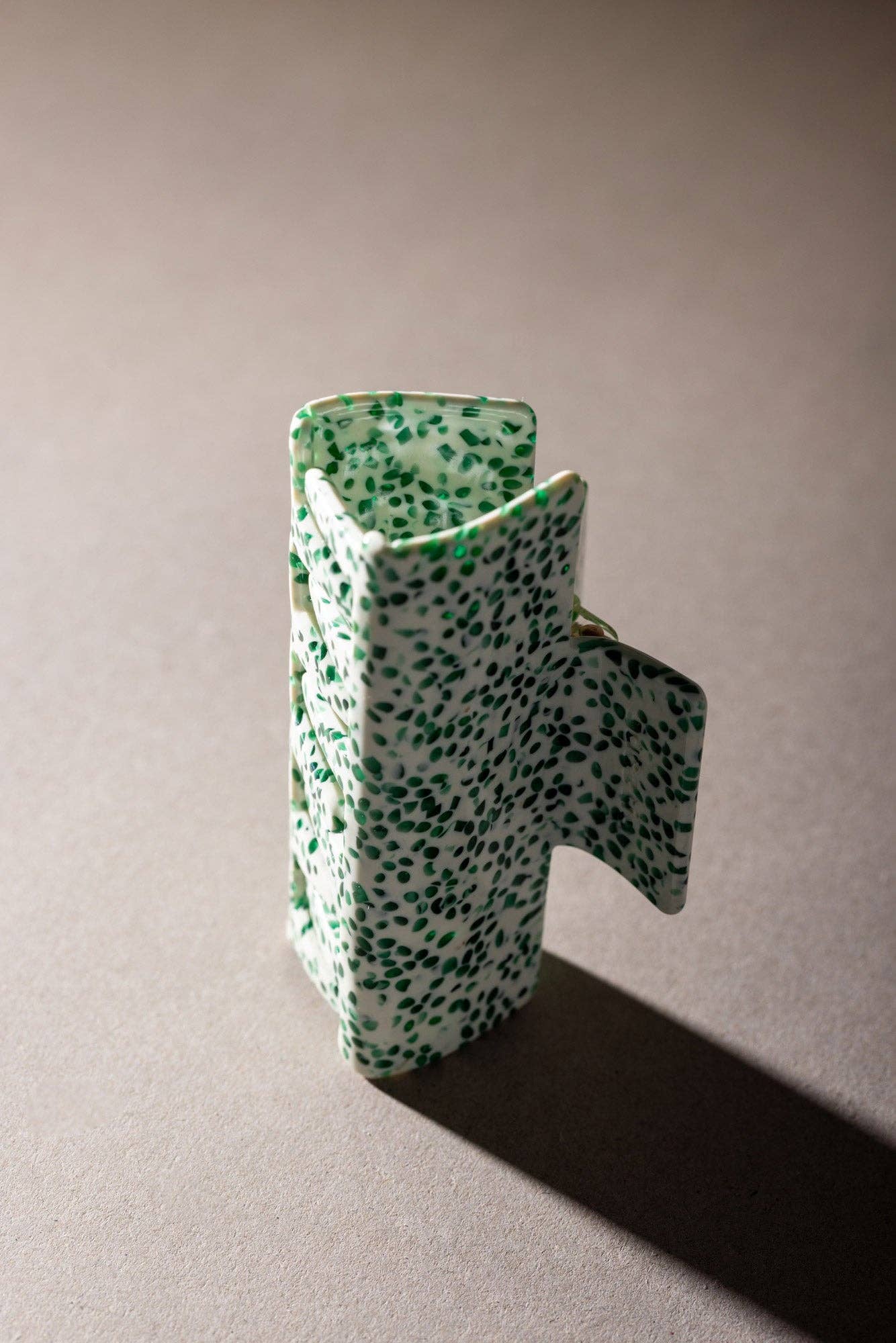 Sasstie Fermaglio per capelli - Verde oliva