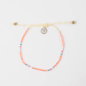 Pineapple Island Cavigliera con perline Nusa Dainty, cavigliera da spiaggia di Koh Surf: Beige