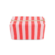 Rose in April Beauty case Vic a righe rosso pomodoro / rosa caramella: POMODORO / ROSA CANDY / STRISCE / L13*W26*H12