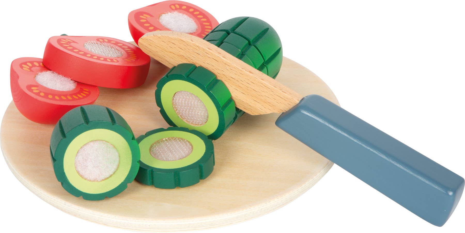 Small foot Set da taglio per insalata «fresh» | giocattoli da cucina | giocattoli in legno