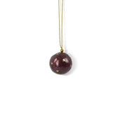 Kinta Pallina di Natale con cappellino a pois, finitura oro, 3 cm: Blu Sera