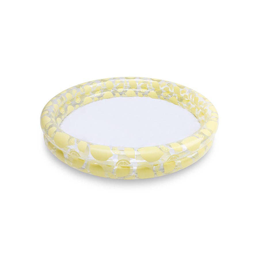 Swim Essentials Piscina per bambini - Giallo - Clear Bloom - Ø 100 cm