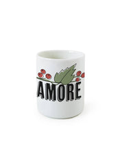 ilaria.i L'AMORE - Bicchiere in porcellana con scritta