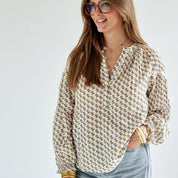 Bonheur du Jour Blusa Noura Ecru