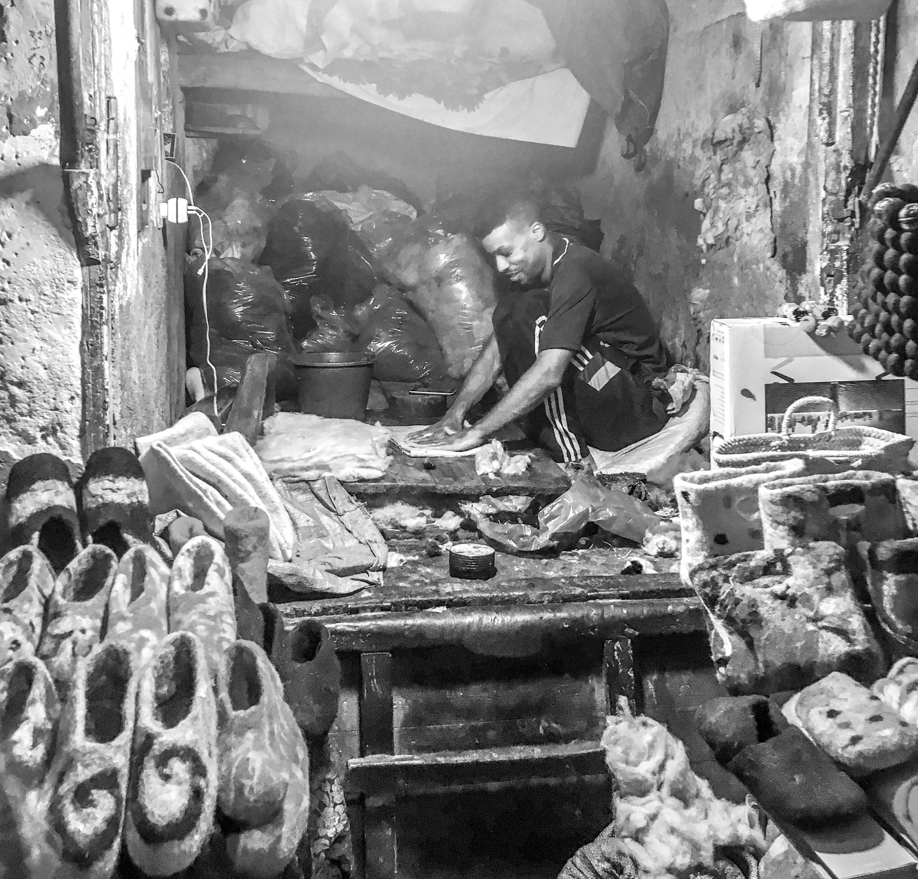 SOUK in the CITY Ornamenti natalizi in feltro fatti a mano DLX