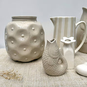 Opjet Paris vaso in ceramica Fish pm sand L8,2 P5 H12cm