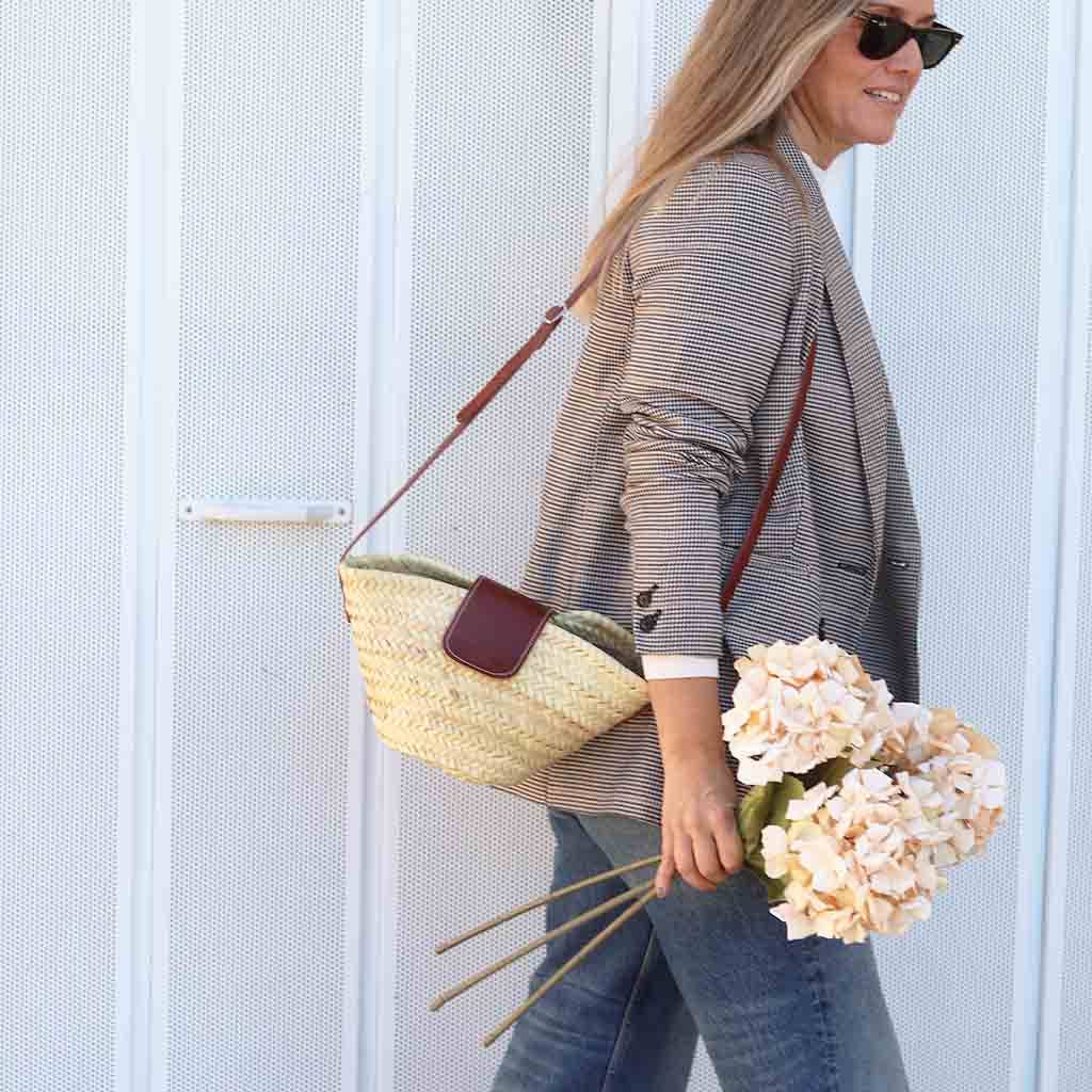 The Code BORSA A TRACOLLA URBANA MARRONE