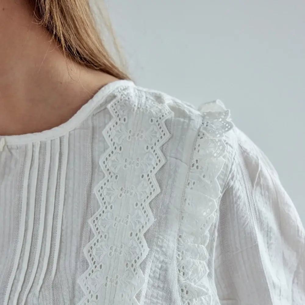 Bonheur du Jour Blusa donna Isla - Bianco