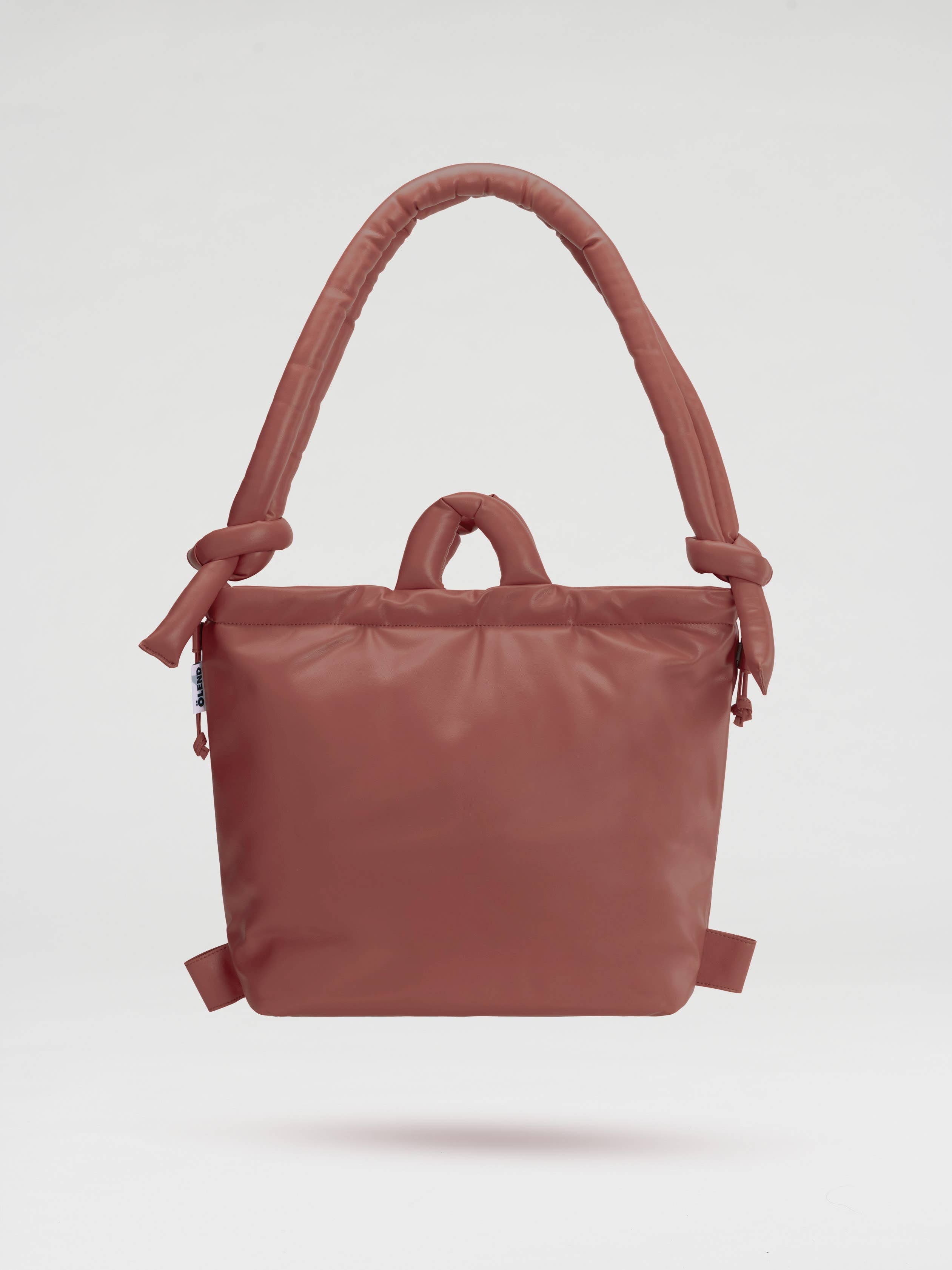 Ölend Backpacks Pelle vegana Ona: Rosso ciliegia