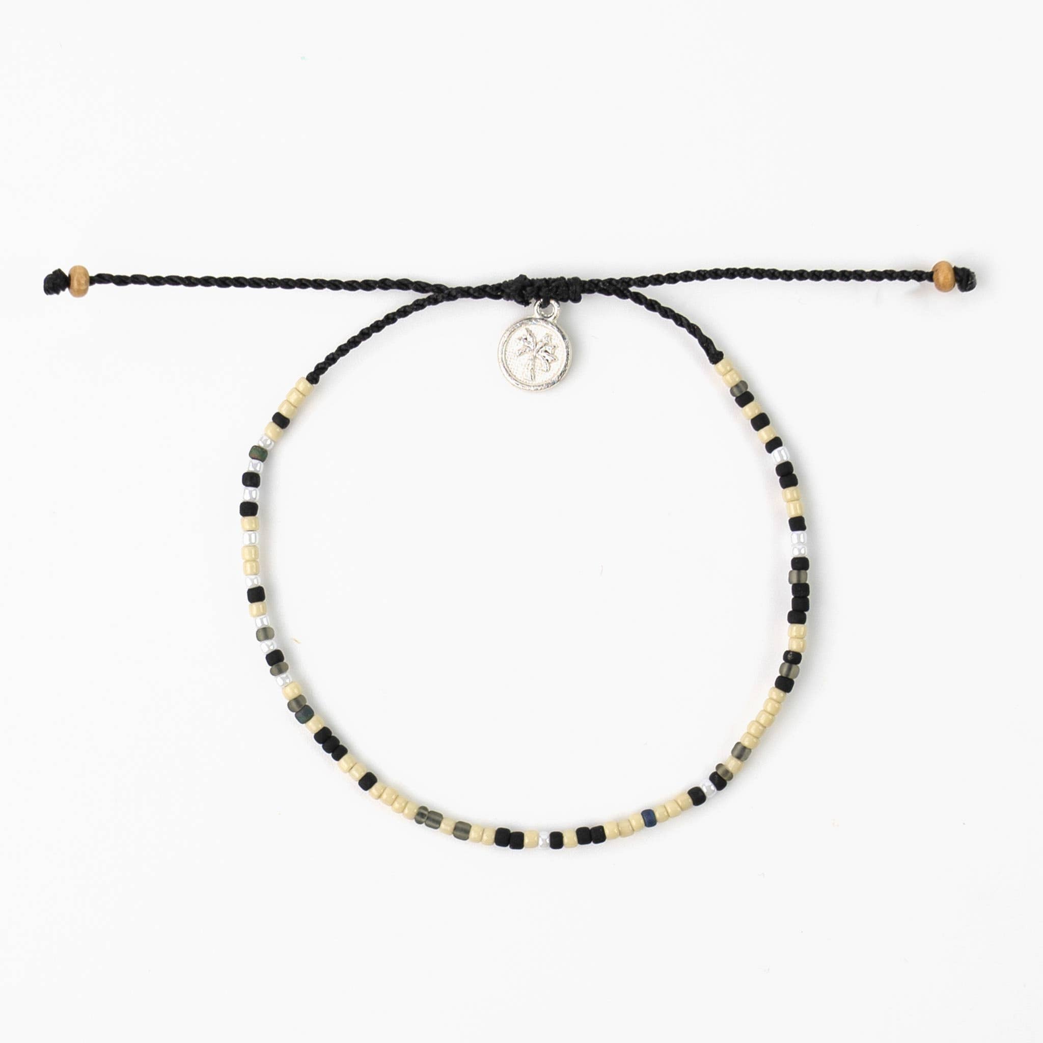Pineapple Island Cavigliera con perline Nusa Dainty, cavigliera da spiaggia di Koh Surf: Beige