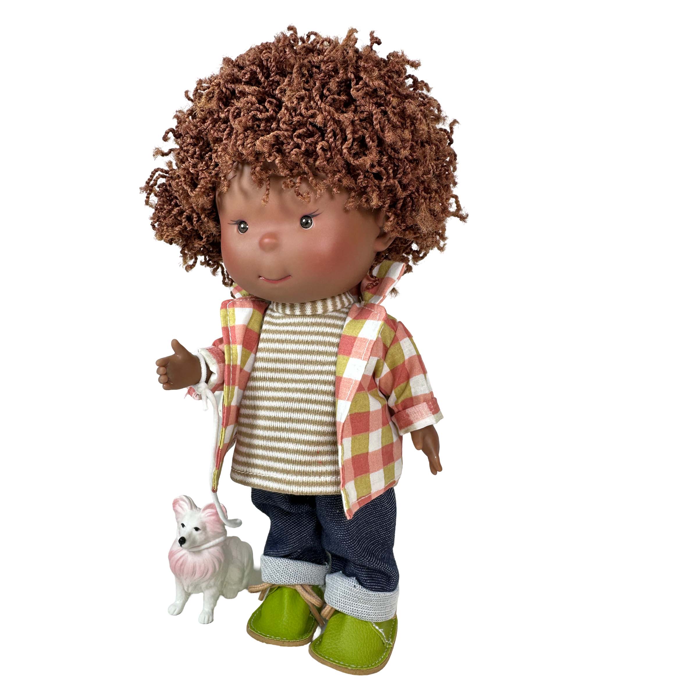 Nines Artesanals d'Onil Dolls Bambola Pippo Mulato per Animali Domestici: NORMALE