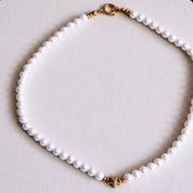 Bazou Collana di perle con mini stelle marine