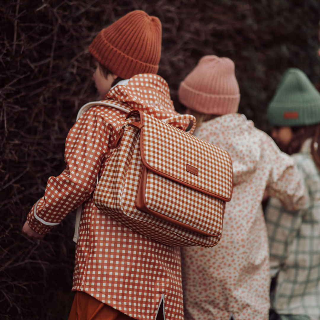 GRECH  & CO Zaino a Tracolla | Lille Cottage Club: Sienna a quadretti
