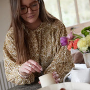 Bonheur du Jour Blusa Elise Donna - Arushi Verde bronzo