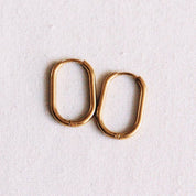 Bazou Creoli ovale in acciaio inossidabile 21 mm «basic» - oro