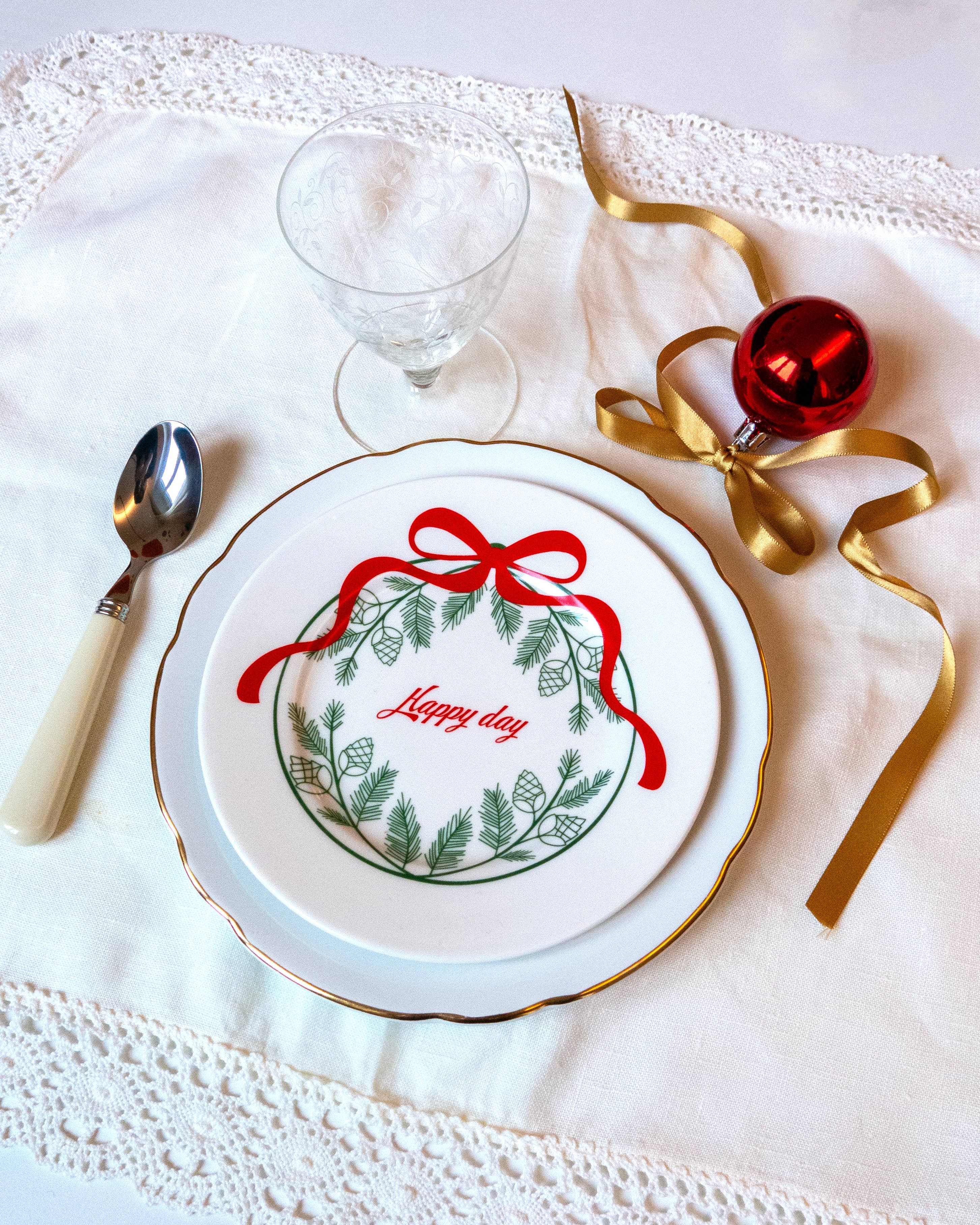 ilaria.i HAPPY DAY - Piatto regalo perfetto per il Natale