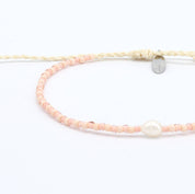Pineapple Island Braccialetto Delicato con Perline Mutiara: Rosa e Blu