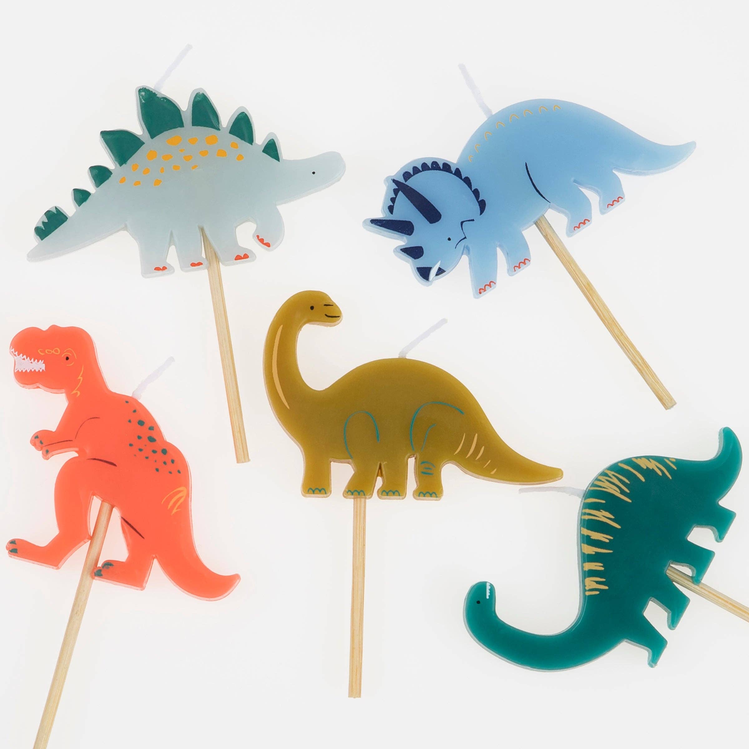 Meri Meri Candele a forma di dinosauro Meri Meri