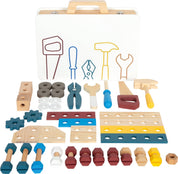 small foot Cassetta degli attrezzi in legno « Workshop » | Set giocattolo di attrezzi