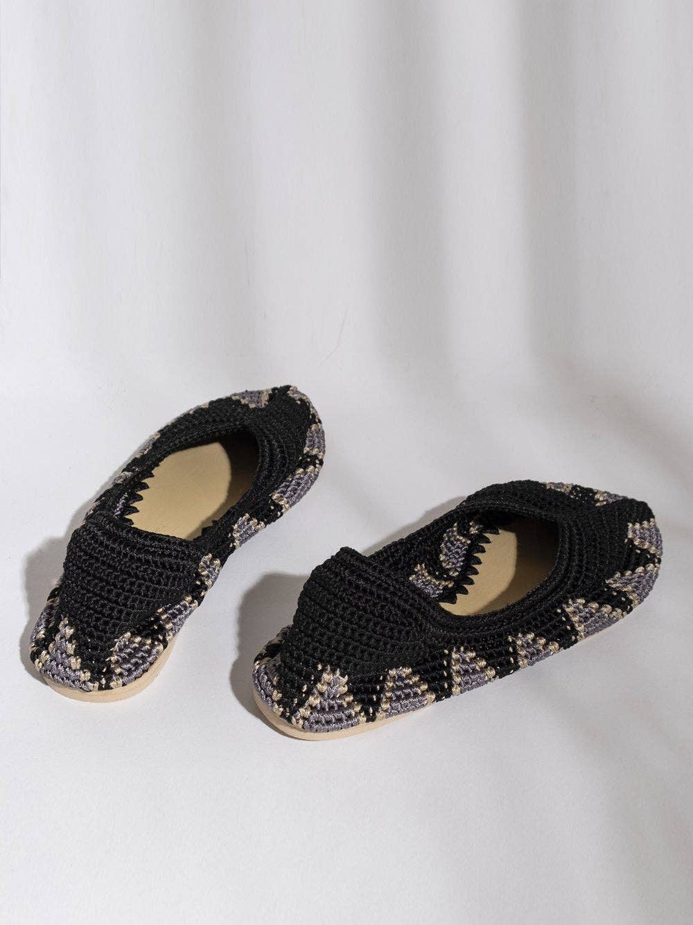 slō Ballerine all'uncinetto Moonless_Black
