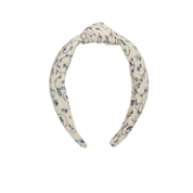 GRECH & CO Fascia Classica con Nodo | Cotone Organico: Floreale scandinavo