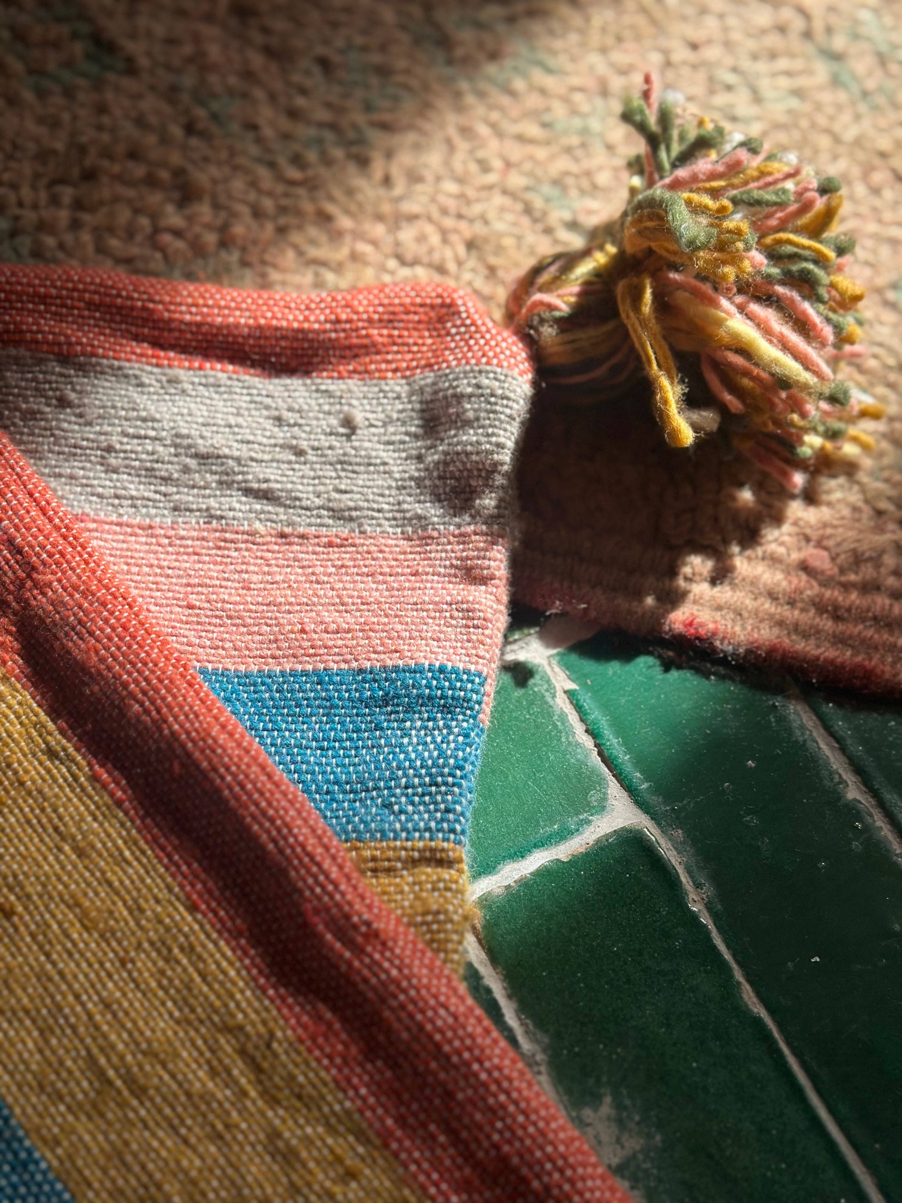 SOUK in the CITY CUSCINO in cotone a righe ESSAOUIRA con NAPPINE