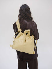 Ölend Backpacks Pelle vegana Ona: Rosso ciliegia