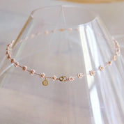 Bazou Collana a forma di margherita - nudo/oro
