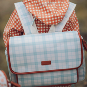 GRECH  & CO Zaino a Tracolla | Lille Cottage Club: Sienna a quadretti
