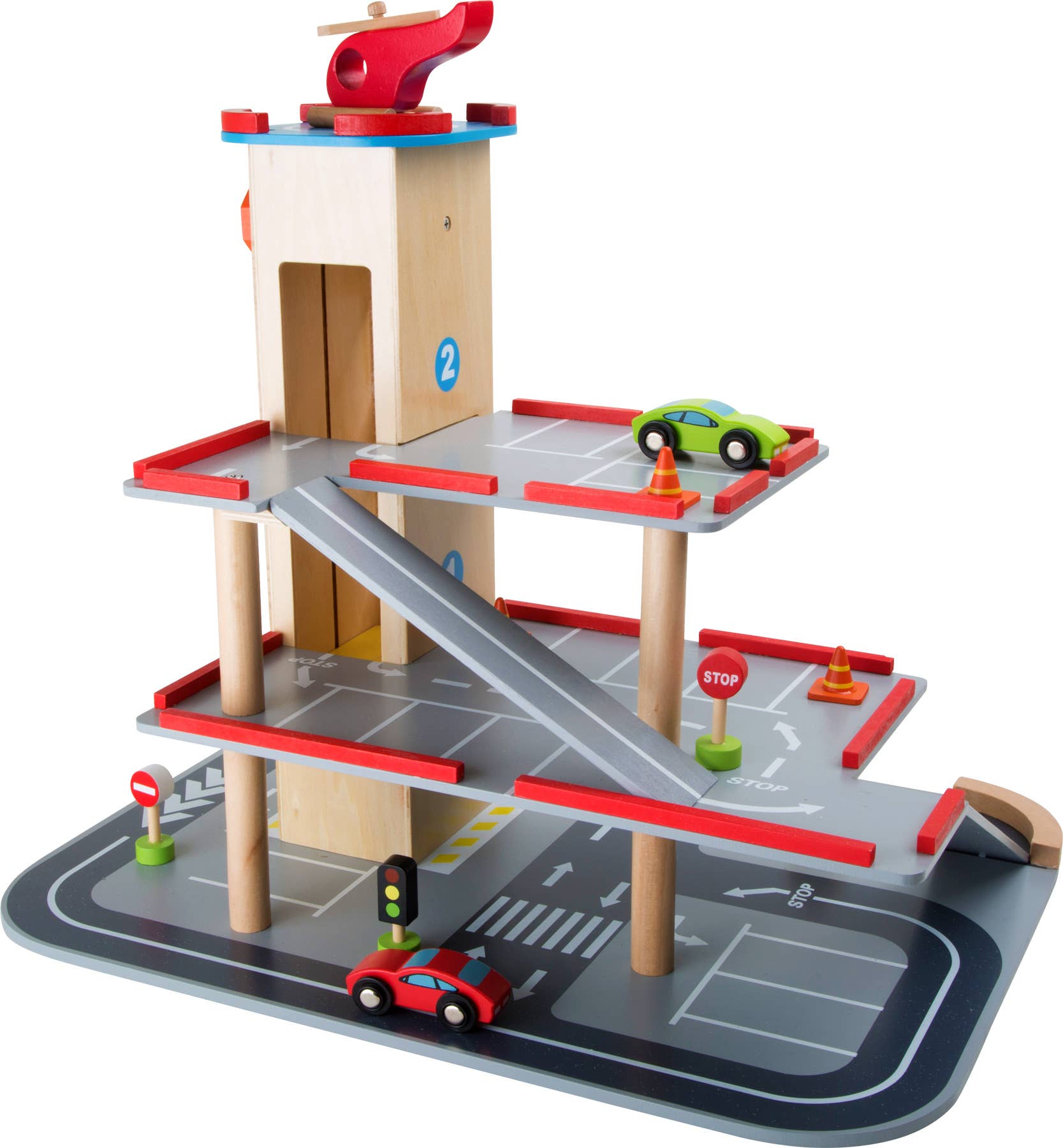 Small foot Parcheggio multipiano in legno « Rapid Descent »