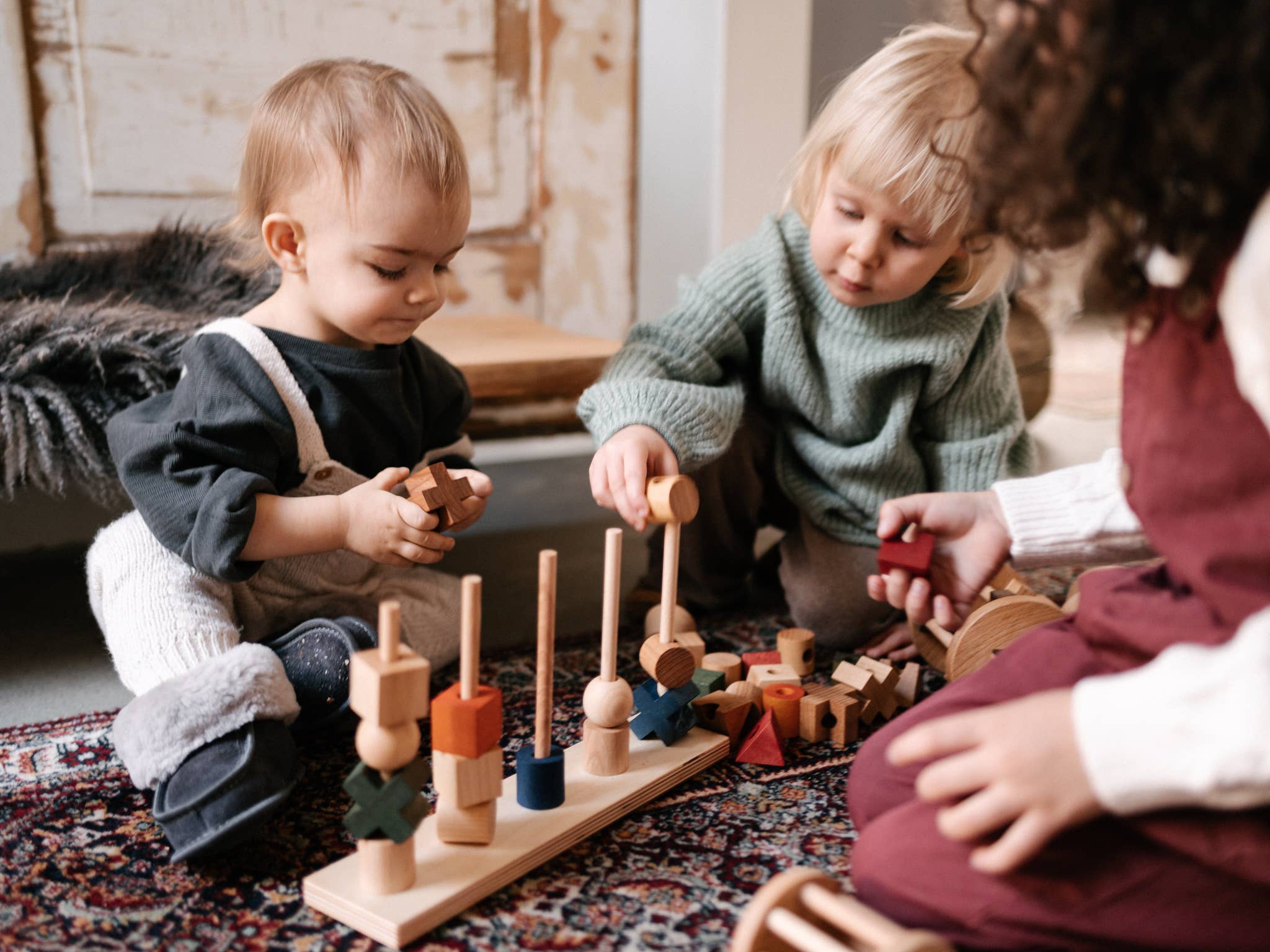 Wooden Story Sp. z o.o. Giocattolo impilabile naturale - montessori