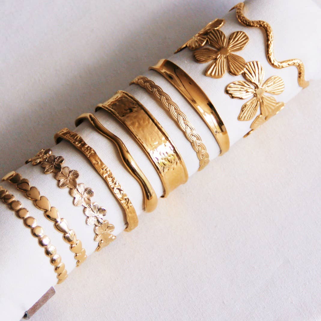 Bazou Bangle print - oro